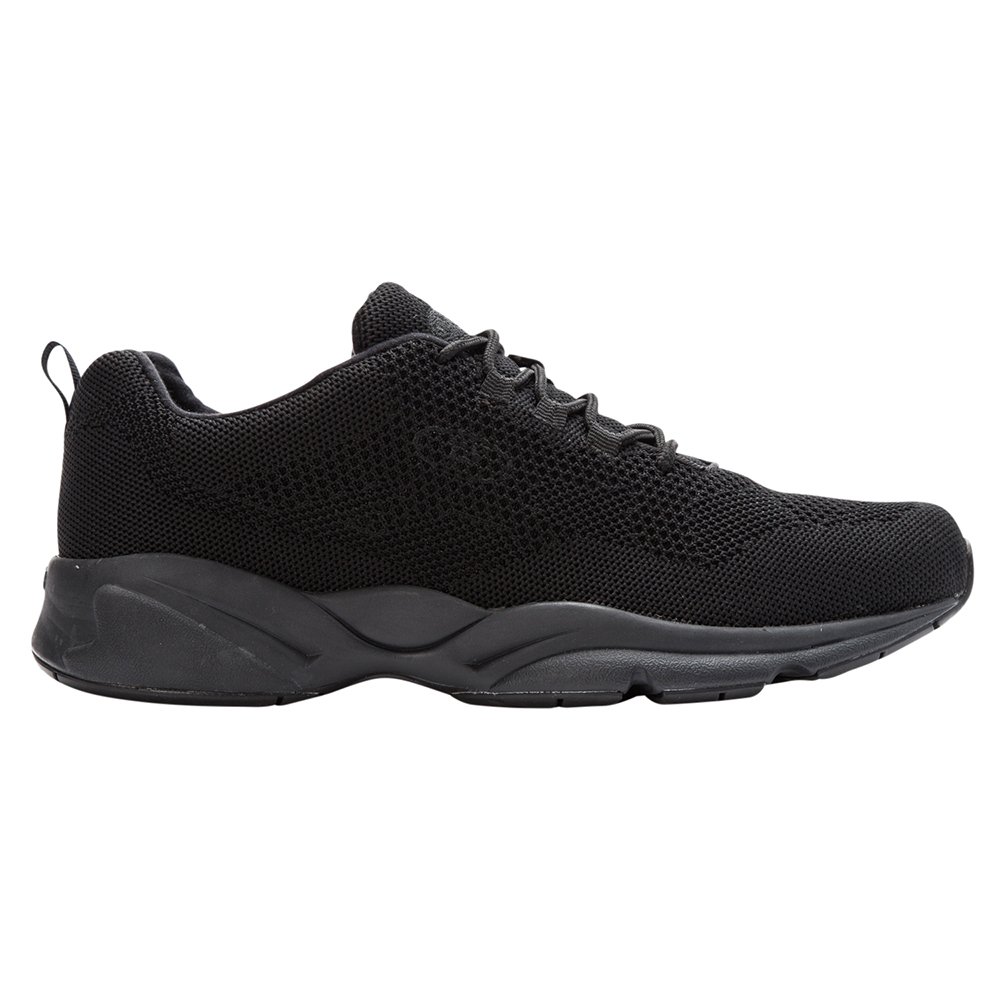 Propet Mens Stability Fly Walking Walking Sneakers Shoes - Black