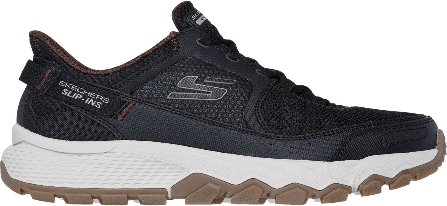 Skechers - Mens Dynamite at - Escapar Slip On Shoes, Color Black/Brown, Size: 11.5 M US