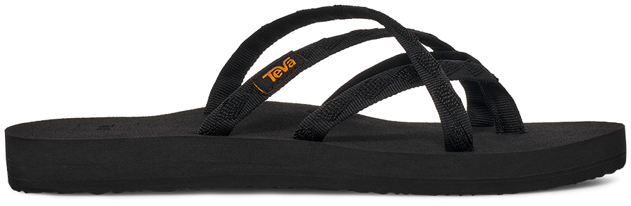 Teva Women's Olowahu Flip Flop Mix Black on Black - 6840-MBOB