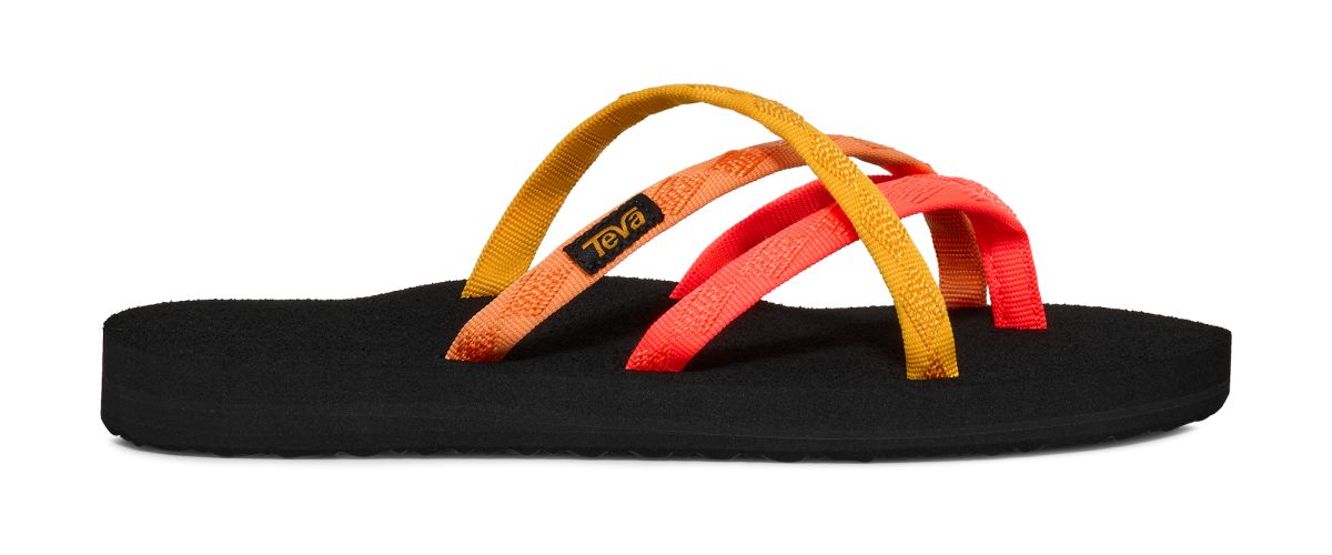 Teva Women's Olowahu Sandal Neon Coral Multi - 6840-NNCR