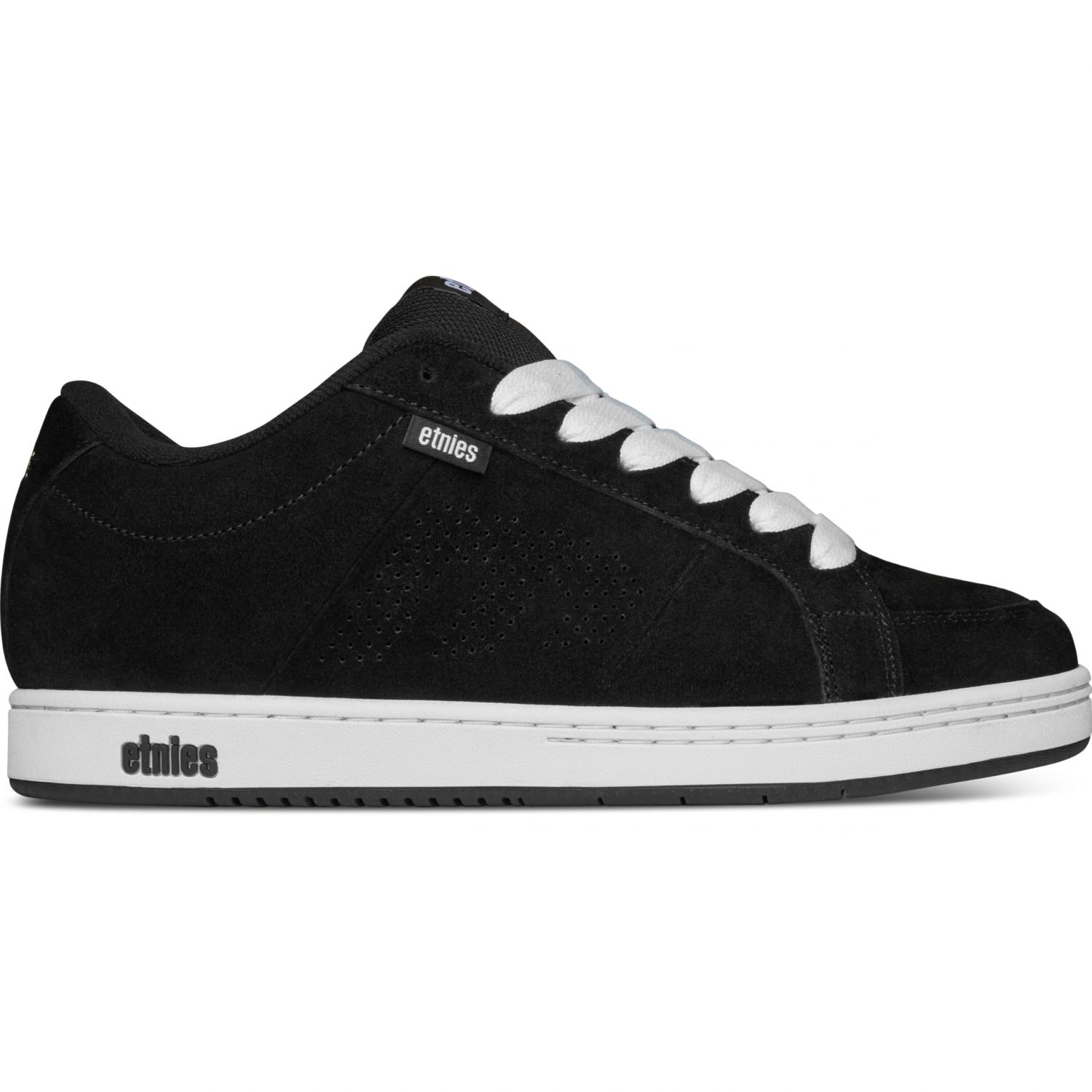 Etnies Men's Kingpin Skate Shoe Black/White/White - 4101000091-984