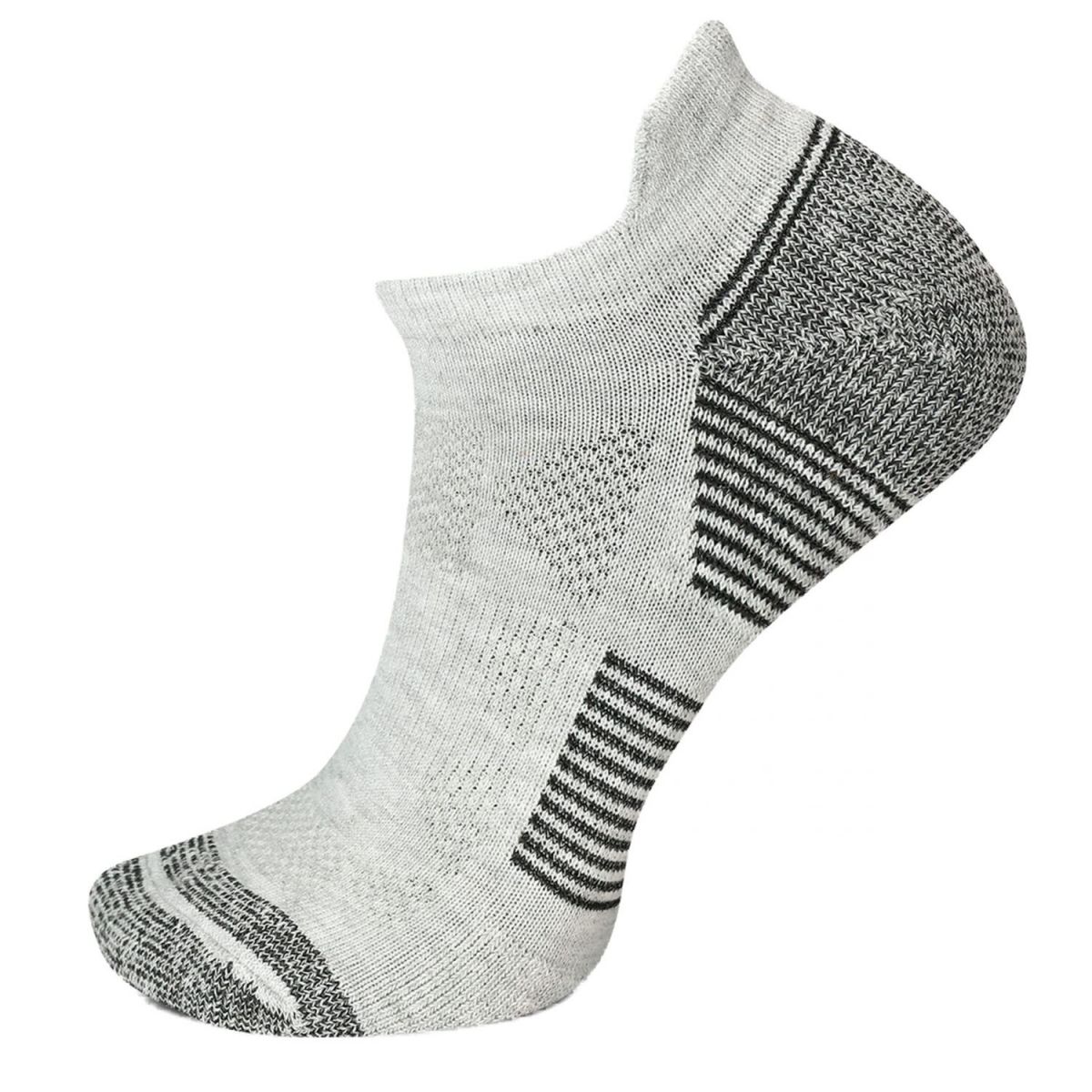 Merrell Unisex Moab Speed Lightweight Hiking Low Cut Tab Socks Gray Heather - MEA33725T1U4001-GRAYH