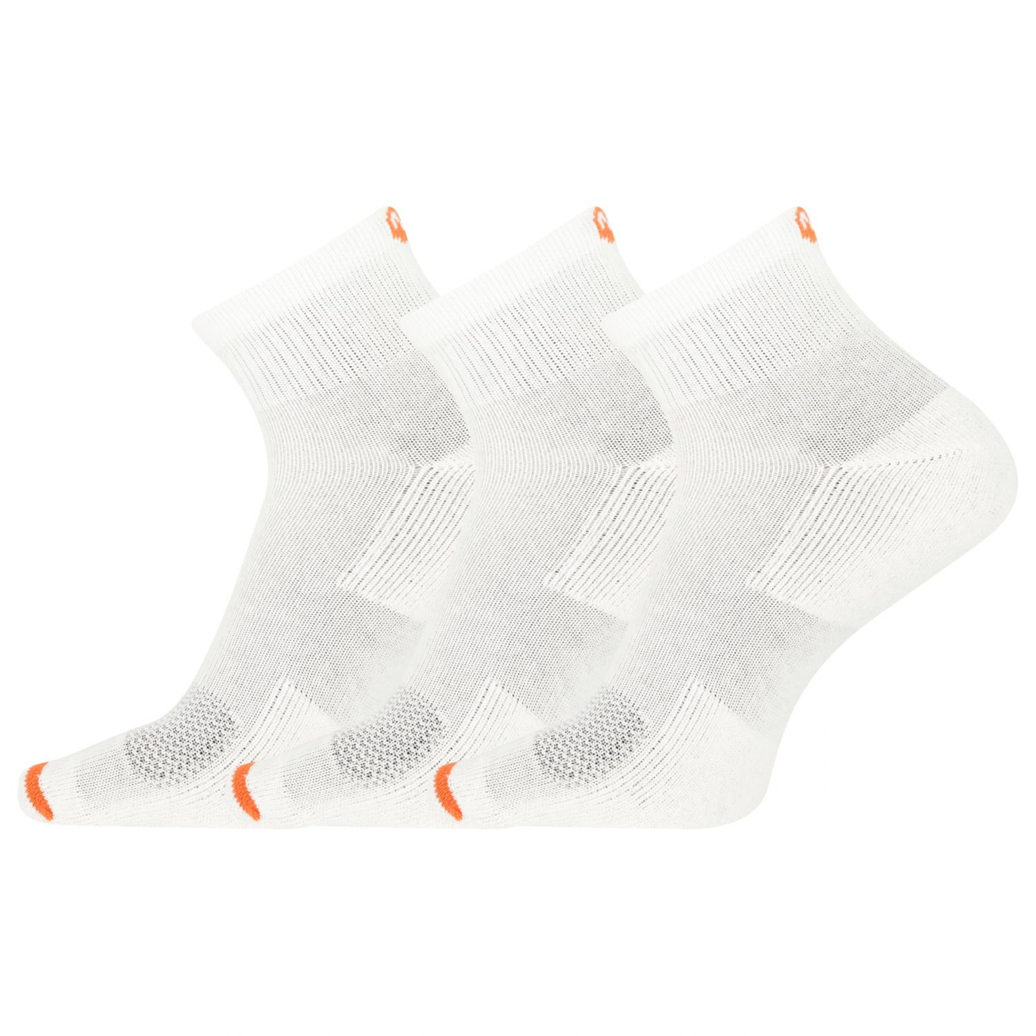 Merrell Unisex Cushioned Cotton Quarter Socks White (3 pairs) - MEA33565Q3B2001-WHITE