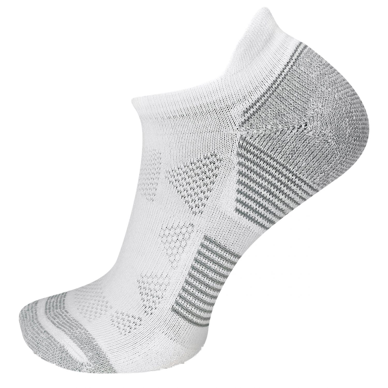 Merrell Unisex Moab Speed Lightweight Hiking Low Cut Tab Socks White (1 pair) - MEA33725T1B4001-WHITE