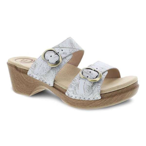 Dansko Women's Sophie White Distressed Leather - 9841492200
