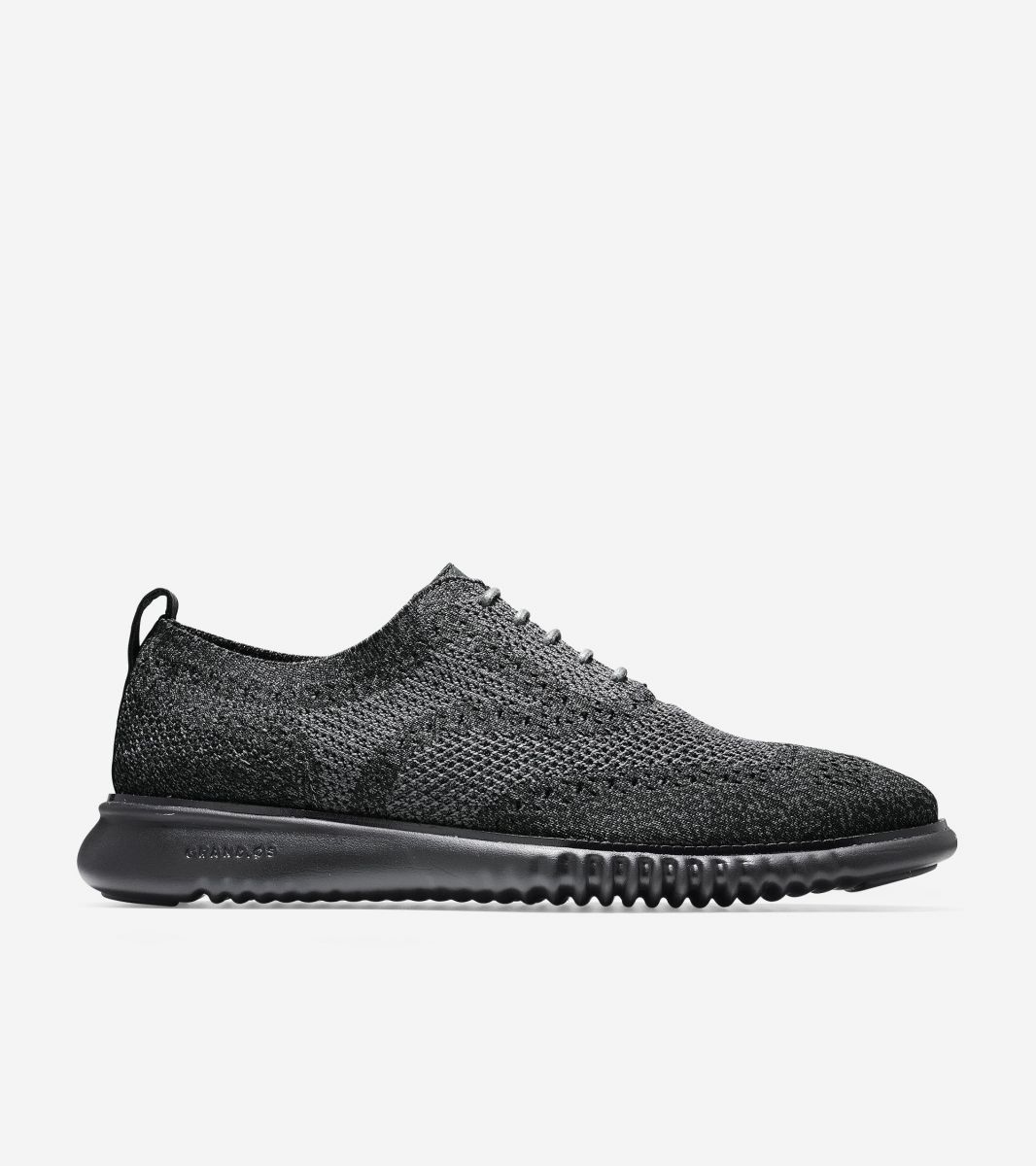 Cole Haan Men's 2.ZERØGRAND Wingtip Stitchlite Oxford Black/Magnet