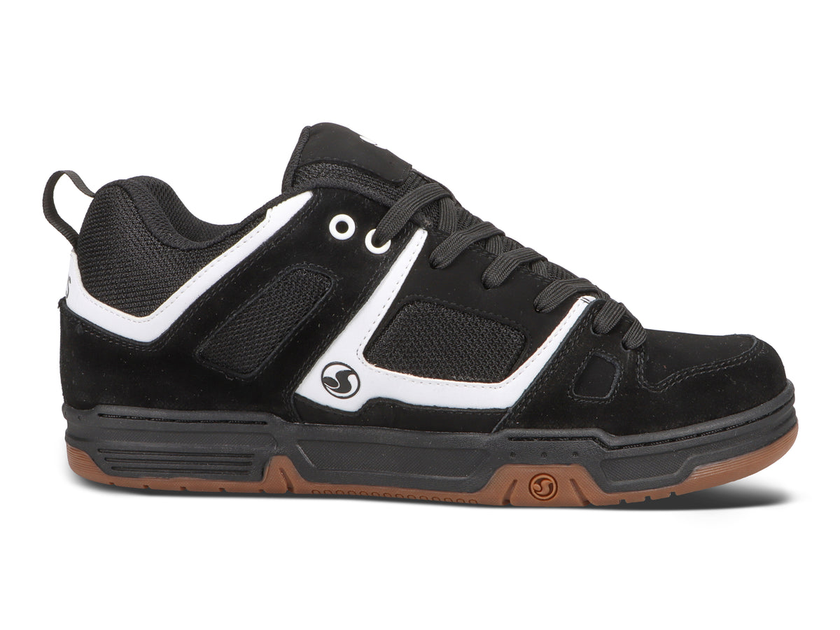 DVS Men's Gambol Skate Shoe Black/White/Gum - DV00329011 (DVF0000329-011)