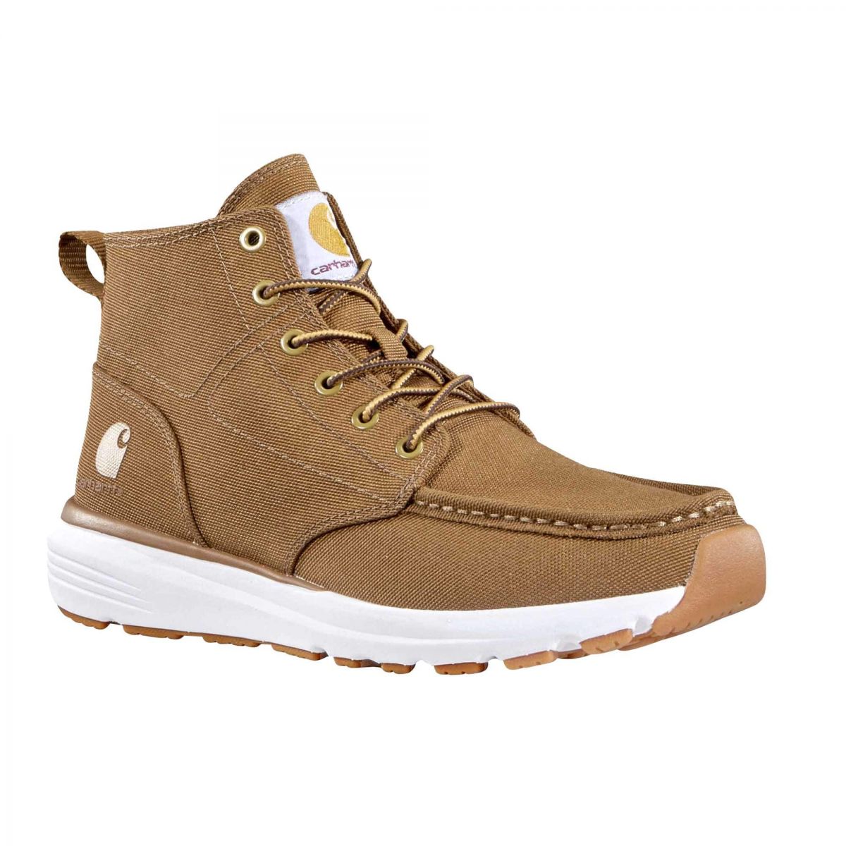 Carhartt Women's Haslett Soft Toe ESD Chukka Work Boot Brown Canvas - FS4052-W