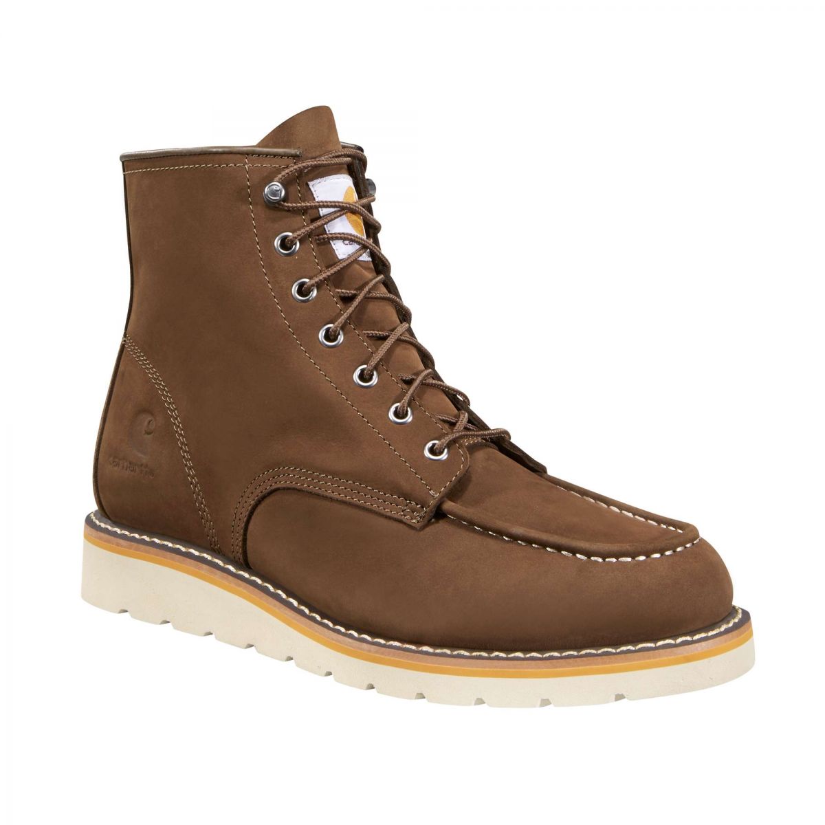 Carhartt Men’s 6" Moc Toe Wedge Boot Dark Brown - FW6072-M