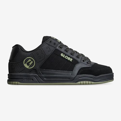 Globe Men's Tilt Skate Shoe Black/Olive - GBTILT-10522