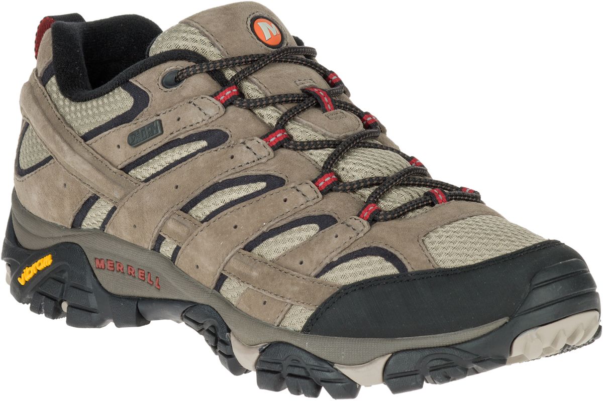 Merrell Men's Moab 2 Waterproof Wide Hiking Shoe Bark Brown - J08871W
