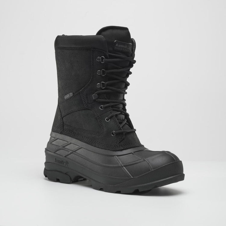 Kamik Men's Nationplus Black Snow Boot - WK0097-BLK