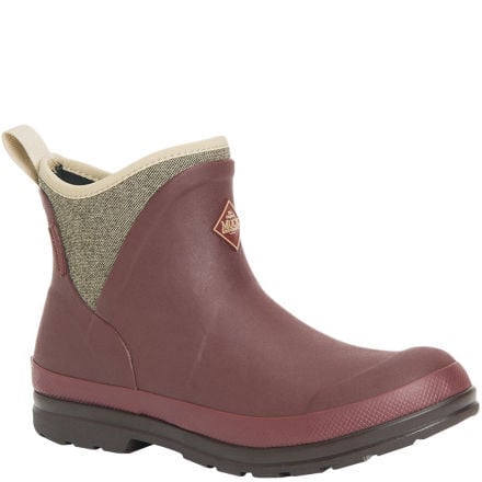 Muck Boot Company Women's Originals Ankle Boot Rum Raisin/Tweed Herringbone - OAW-9TW