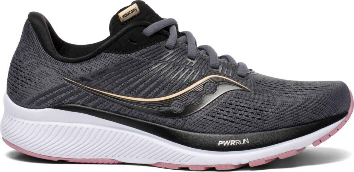 Saucony Women's Guide 14 Running Shoe Charcoal/Rose - S10654-45
