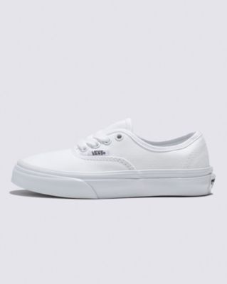 VANS Kids' Authentic Skate Shoe True White - VN000WWXENS