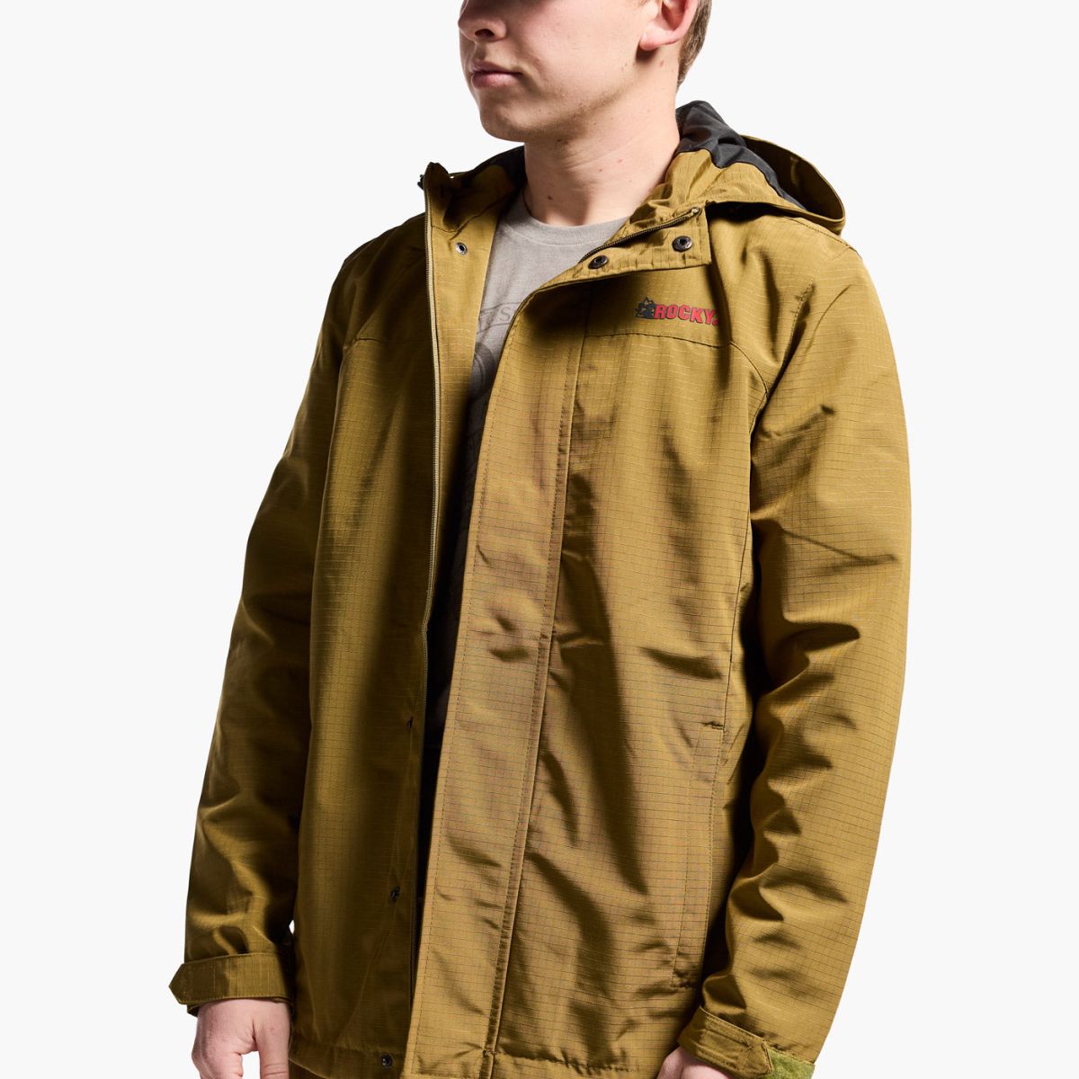Rocky Men's Worksmart Ripstop Jacket Dark Olive - WW00073