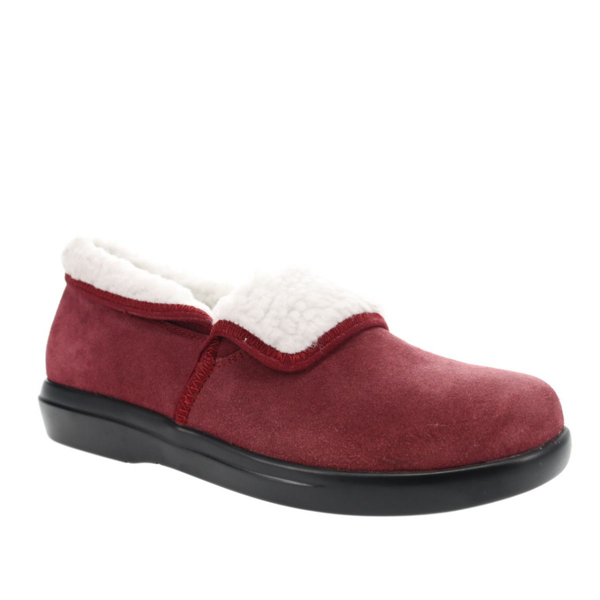 Propet Women's Colbie Slipper Wine Red Suede - WXX004SWNR