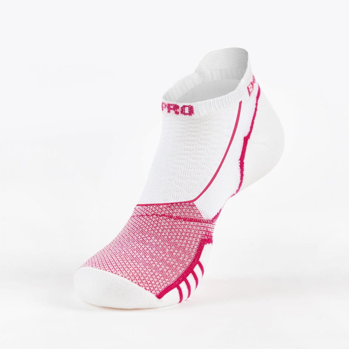 Thorlo Unisex Experia PROLITE Ultra-Light Cushion No-Show Tab Rocket Grip Socks Rose - XPTU01-690