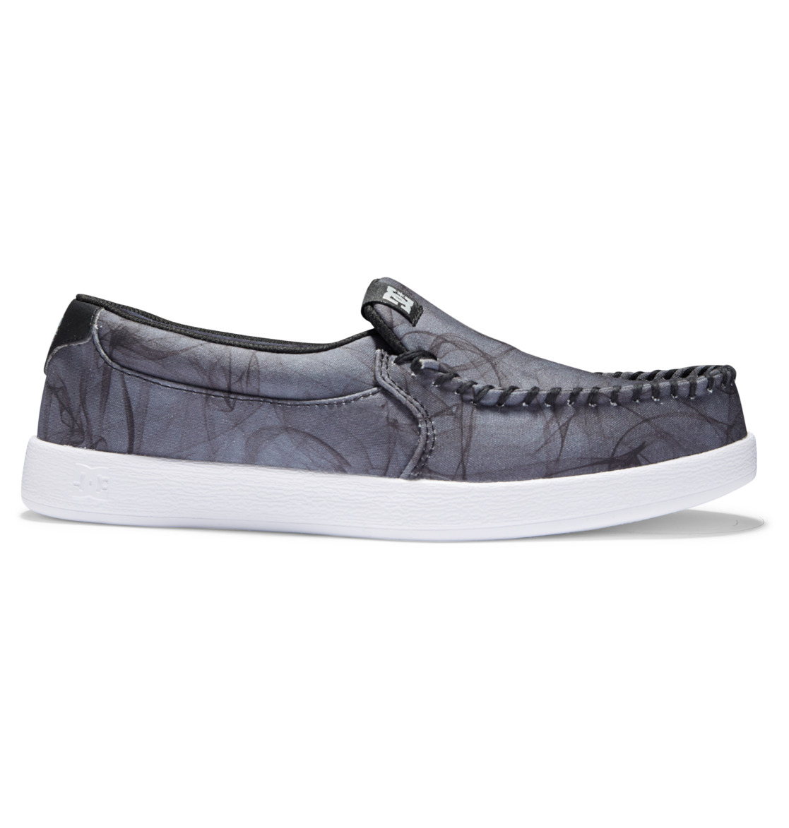 DC Shoes Men's Villain Slip-On Shoes Black/Print - ADYS100567-BKN