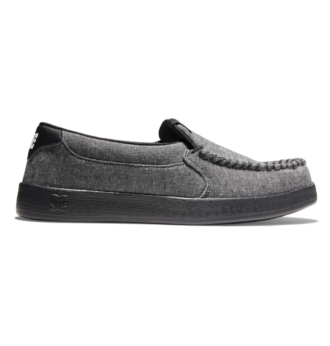 DC Shoes Men's Villain Slip-On Shoes Heather/Black - ADYS100567-HB2