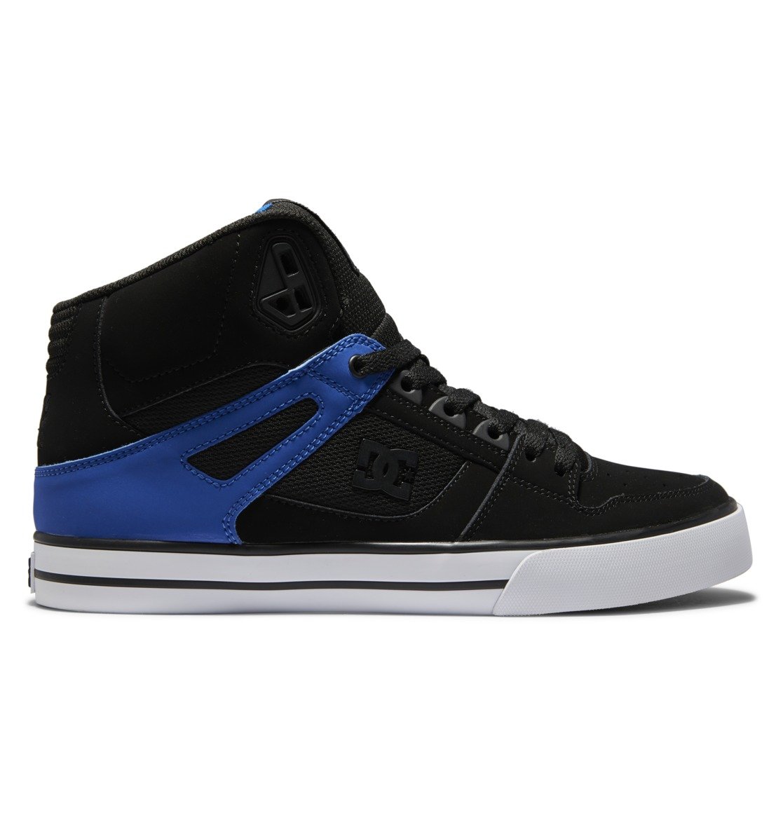 DC Shoes Men's Pure High-Top Shoes Black/Blue - ADYS400043-BBL