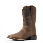 Ariat Men's 11" Sport Wide Square Toe Western Boot Distressed Brown - 10010963