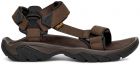 Teva Men's Terra Fi 5 Universal Leather Sandal Turkish Coffee - 1099442-TKCF