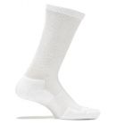 Feetures Unisex Therapeutic Cushion Crew Socks White - F100300