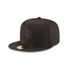 New Era NFL Men's Black On Black 59Fifty Fitted Cap