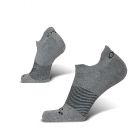 OS1st Wicked Comfort No Show Socks with light compression for maximum cushion, blister protection and breathable fabric (US, Alpha, Medium, Regular, Regular, Charcoal)