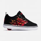 Heelys Boys' Pro 20 Prints Shoes Black/Red Flames - HES10337H