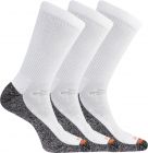 Merrell Unisex ComfortBase XS Repreve Lightweight Work Crew Socks White (3 pairs) - MEA33641C3B2001-WHITE