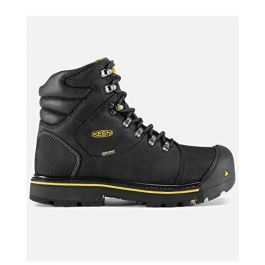 KEEN Utility Men s 6 Milwaukee Steel Toe Waterproof Work Boot Black 1009173