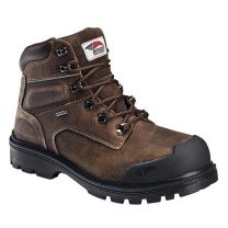 Avenger Men's 6-inch Steel Toe Waterproof High Heat Work Boots Brown - A7258