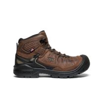 KEEN Utility Men's Targhee IV WP Work Boot (Comp Toe), Dark Earth/Black, 11.5