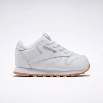 Reebok Baby Classic Leather Sneaker Ftwr White/Ftwr White/ Rubber Gum-02 - 100008336