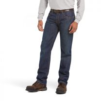 Ariat Men's Flame Resistant FR M3 Loose Basic Stackable Straight Leg Jean Shale - 10014450