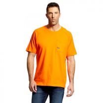 Ariat Men's Rebar Cotton Strong T-Shirt Safety Orange - 10025385
