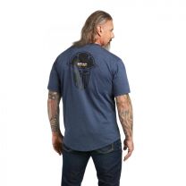ARIAT Work Men's Rebar Workman Full Cover T-Shirt Slate Heather - 10039179