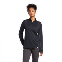 Ariat Women's Rebar Evolution 1/2 Zip Top Black - 10039540