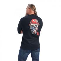 ARIAT WORK Men's Flame Resistant FR Born for This T-Shirt Black - 10041479