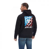Ariat Men's Americana Block Sweatshirt Black - 10041680