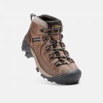 KEEN Men's Targhee II Mid Wide Waterproof Hiking Boot Shitake/Brindle - 1012126