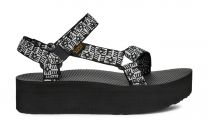 Teva Women's Flatform Universal Sandal Crafted Floral Black/Grey - 1008844-CFTD
