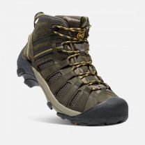 KEEN Men's Voyageur Mid Hiking Boot Raven/Tawny Olive - 1008904