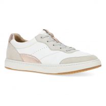 Dansko Women's Josey Sneaker White Nappa/Rose Gold - 10102000396