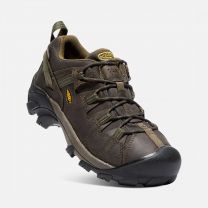 KEEN Men's Targhee II Wide Waterproof Hiking Shoe Canteen/Dark Olive - 1018119