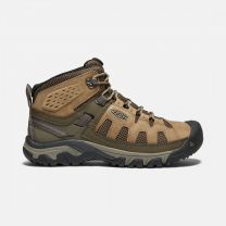 KEEN Men's Targhee Vent Mid Hiking Boot Olivia/Bungee Cord - 1019270