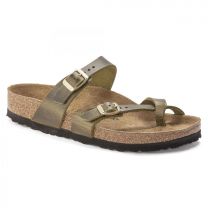 BIRKENSTOCK Women's Mayari Green Oiled Leather (regular width) - 1023209