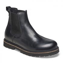BIRKENSTOCK Women's Highwood Slip On Boot Black Leather (narrow width) - 1025791